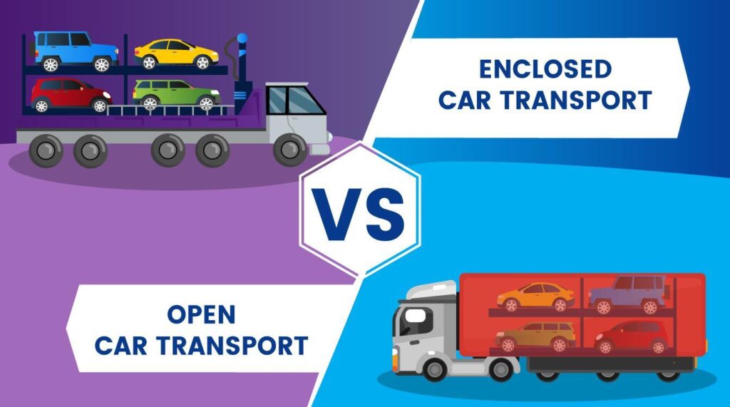 Enclosed Vs Open Car transport_shipautonow